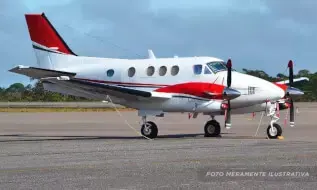 King Air C-90 Serviço de Táxi Aéreo